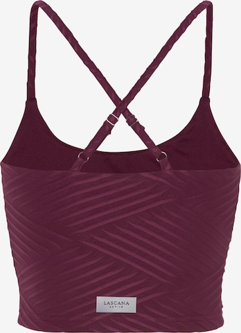 LASCANA ACTIVE Sporttop in Lila