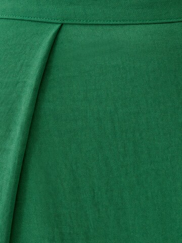 TussahWide Leg/ Široke nogavice Hlače 'EMILY' - zelena boja