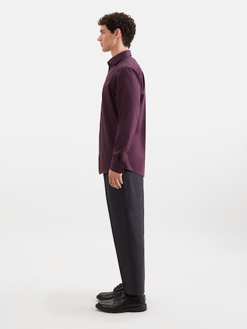 SEIDENSTICKER Regular fit Business shirt 'Smart Classics' in Red