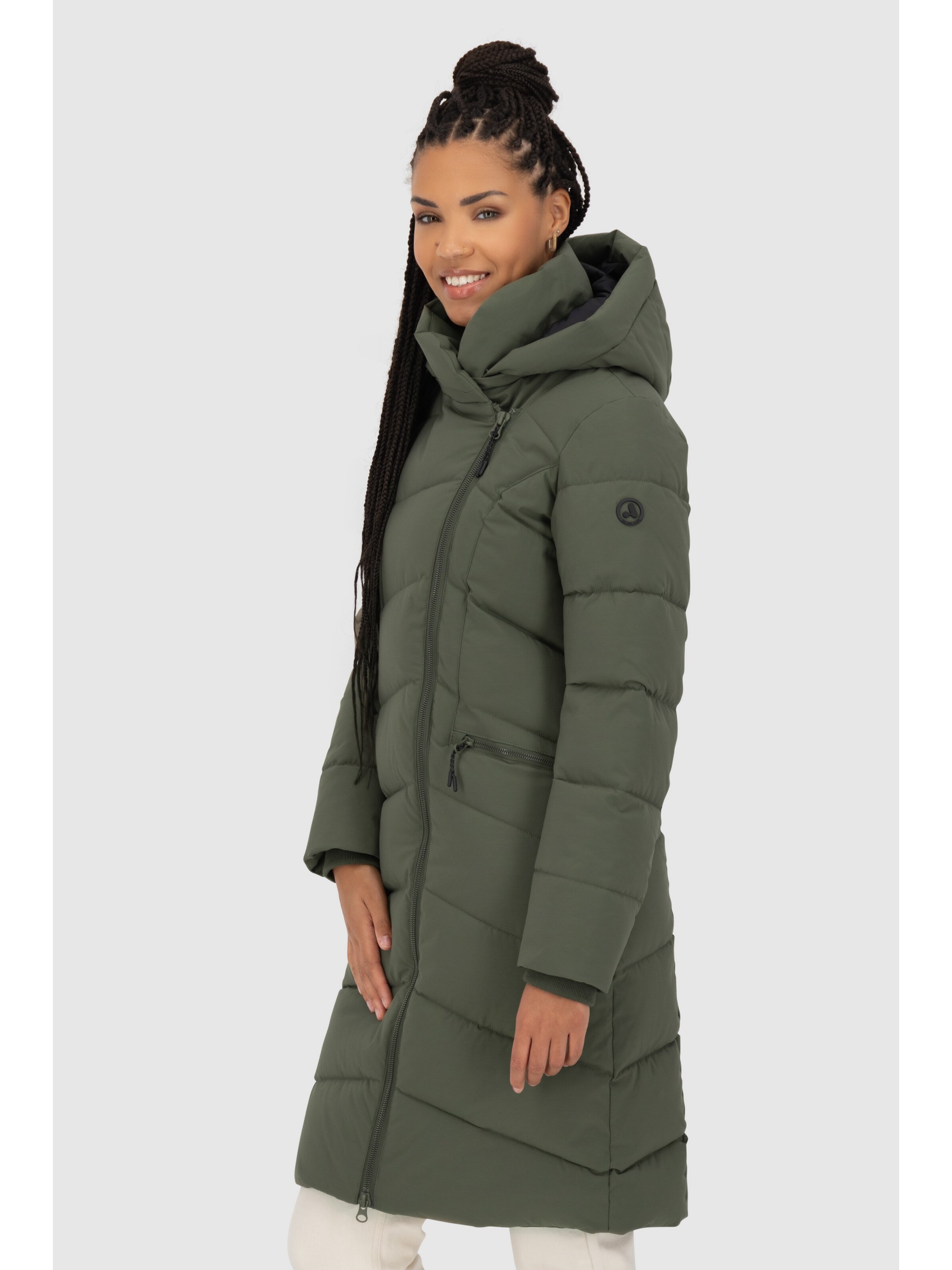 Veste d’hiver 'NimaAK A' alife & kickin en vert