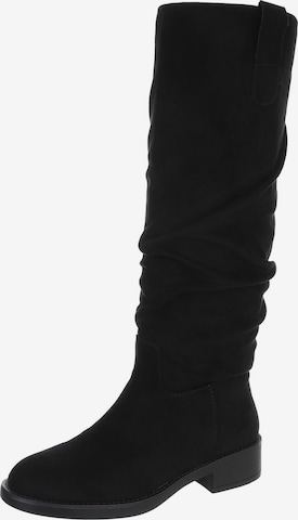 Ital-Design Boots in Black: front