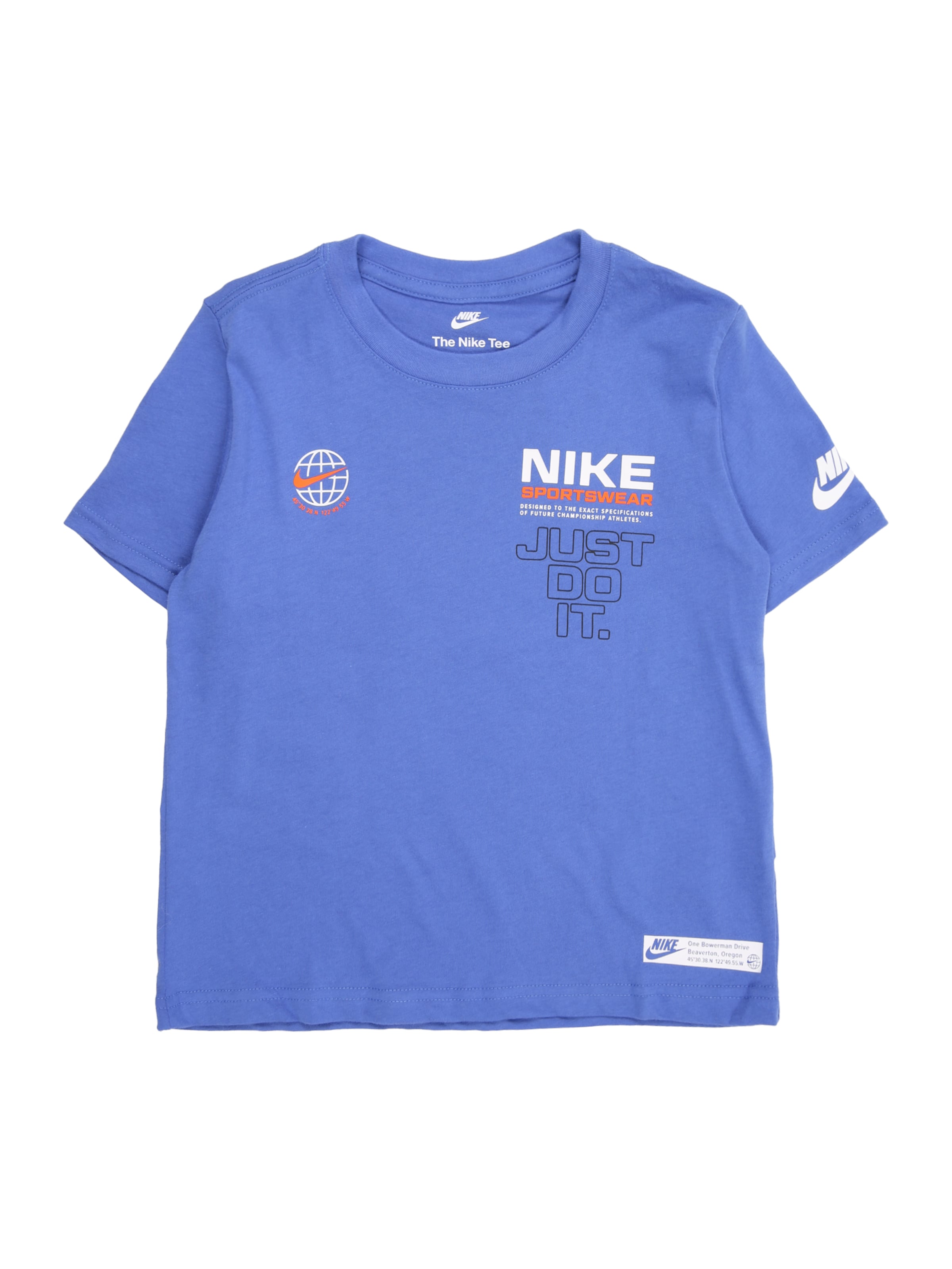 Nike Sportswear Koszulka w kolorze niebieski: przód