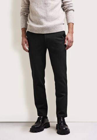 Street One MEN Regular Chino Pants in Black