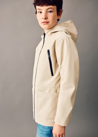 MANGO KIDS Between-Season Jacket 'Ramon' in Beige: front