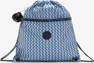 KIPLING - Saco de ginásio 'SUPERTABOO' em azul: frente