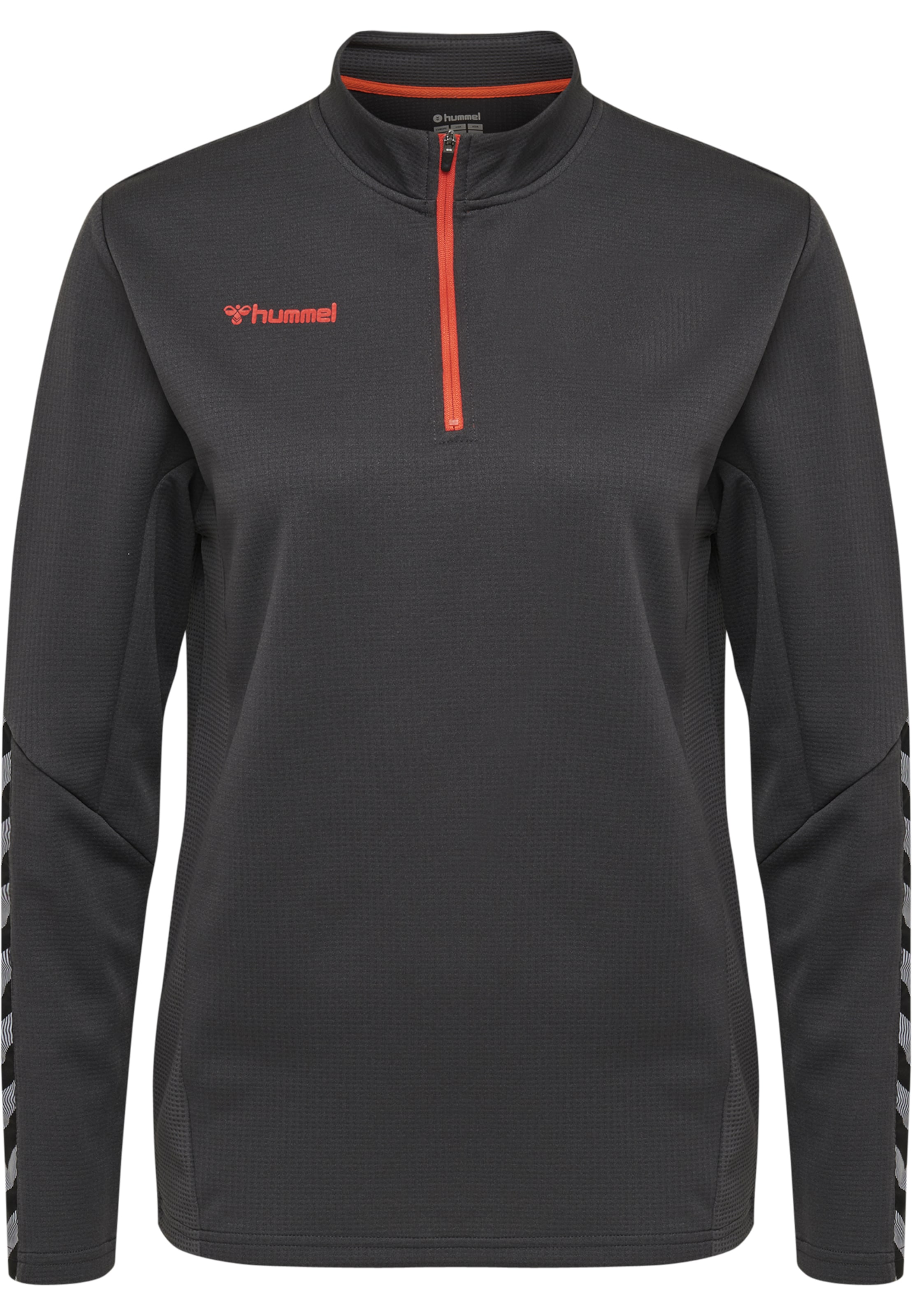 Felpa sportiva 'Authentic' di Hummel in grigio: frontale