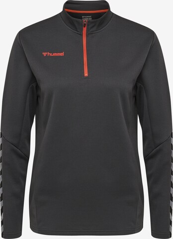 Hummel - Sweatshirt de desporto em cinzento: frente