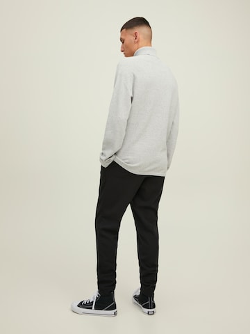 JACK & JONES Sweter 'Hill' w kolorze szary