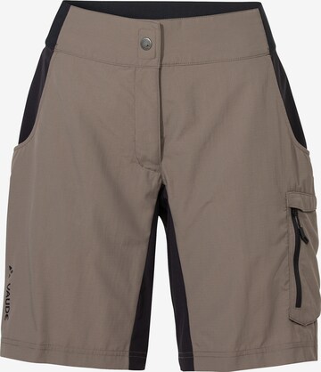 VAUDE Outdoorbroek ' Qimsa ' in Beige: voorkant