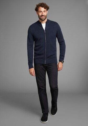H.I.S EM Strickjacke in Blau