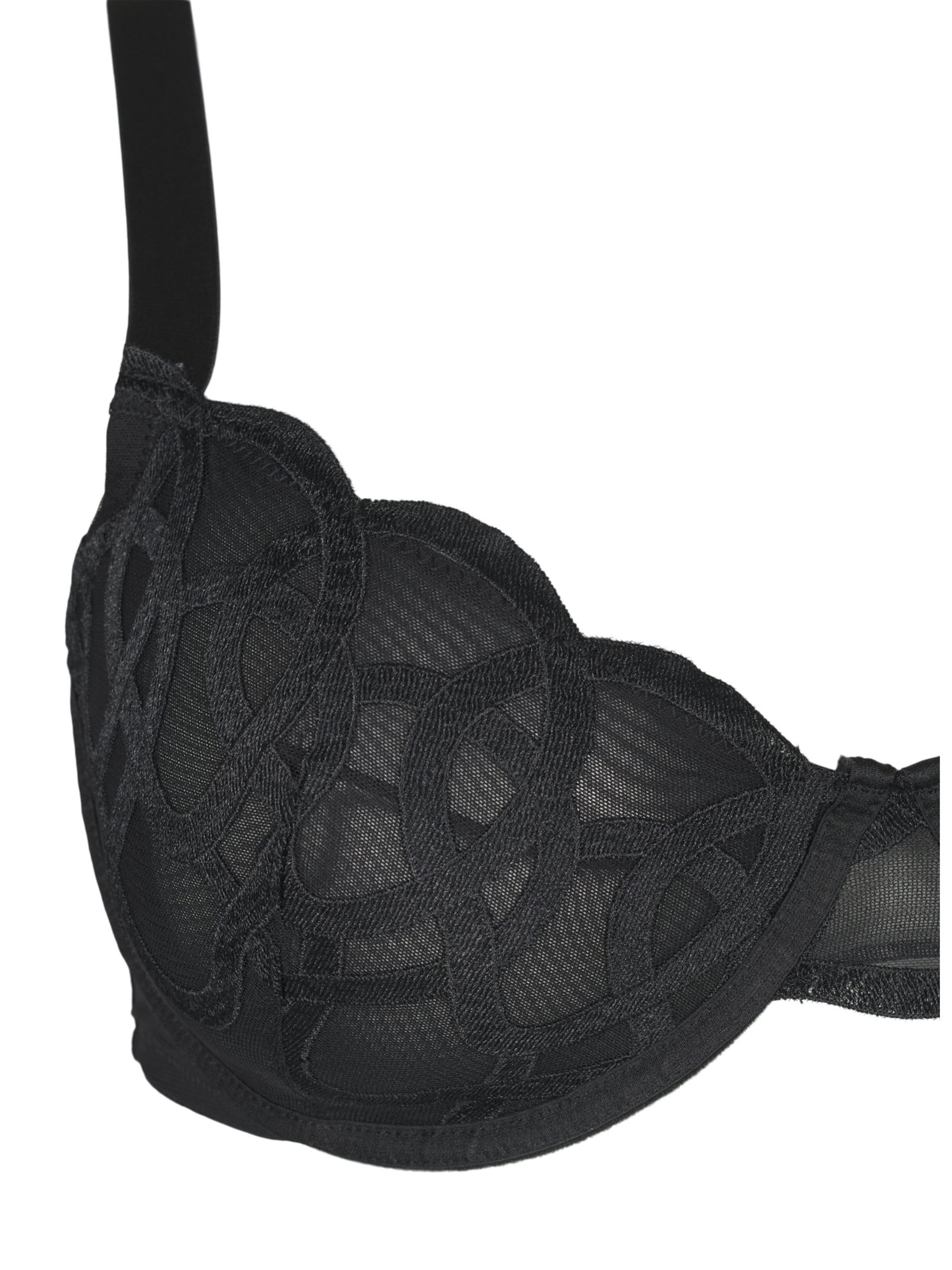 Devoted by Zizzi Bustier BH 'Lblanka' in Schwarz