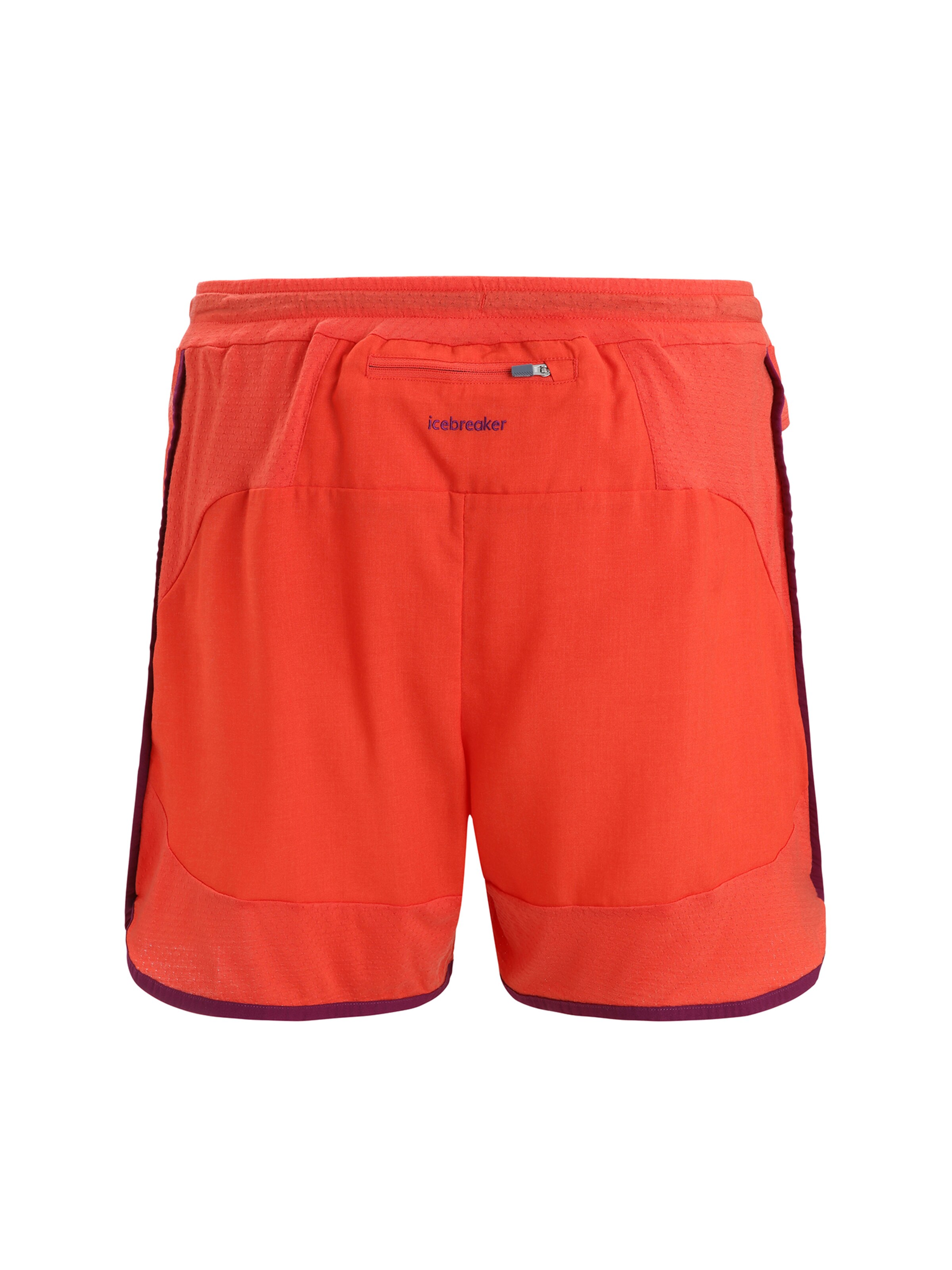 ICEBREAKER Regular Workout Pants 'ZoneKnit' in Red