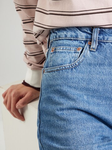 TOPSHOP Loosefit Jeans 'Kort' i blå