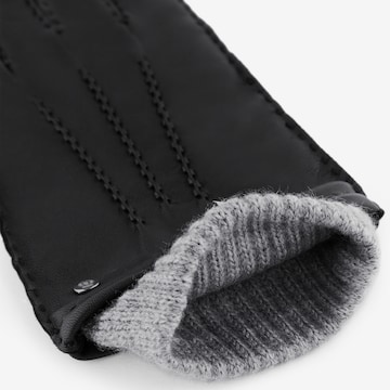 Roeckl Full Finger Gloves 'Metz' in Black