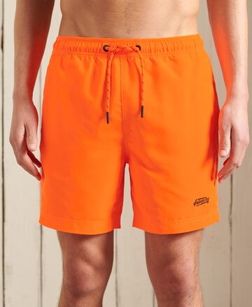 Shorts de bain 'Venice' Superdry en orange