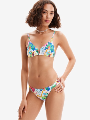 Desigual - Cueca biquíni em mistura de cores: frente