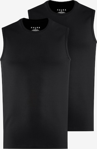 FALKE Unterhemd '2-Pack' in Schwarz: Vorderseite