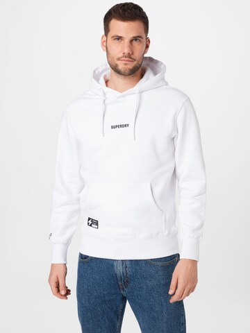 Superdry Sweatshirt in White: front