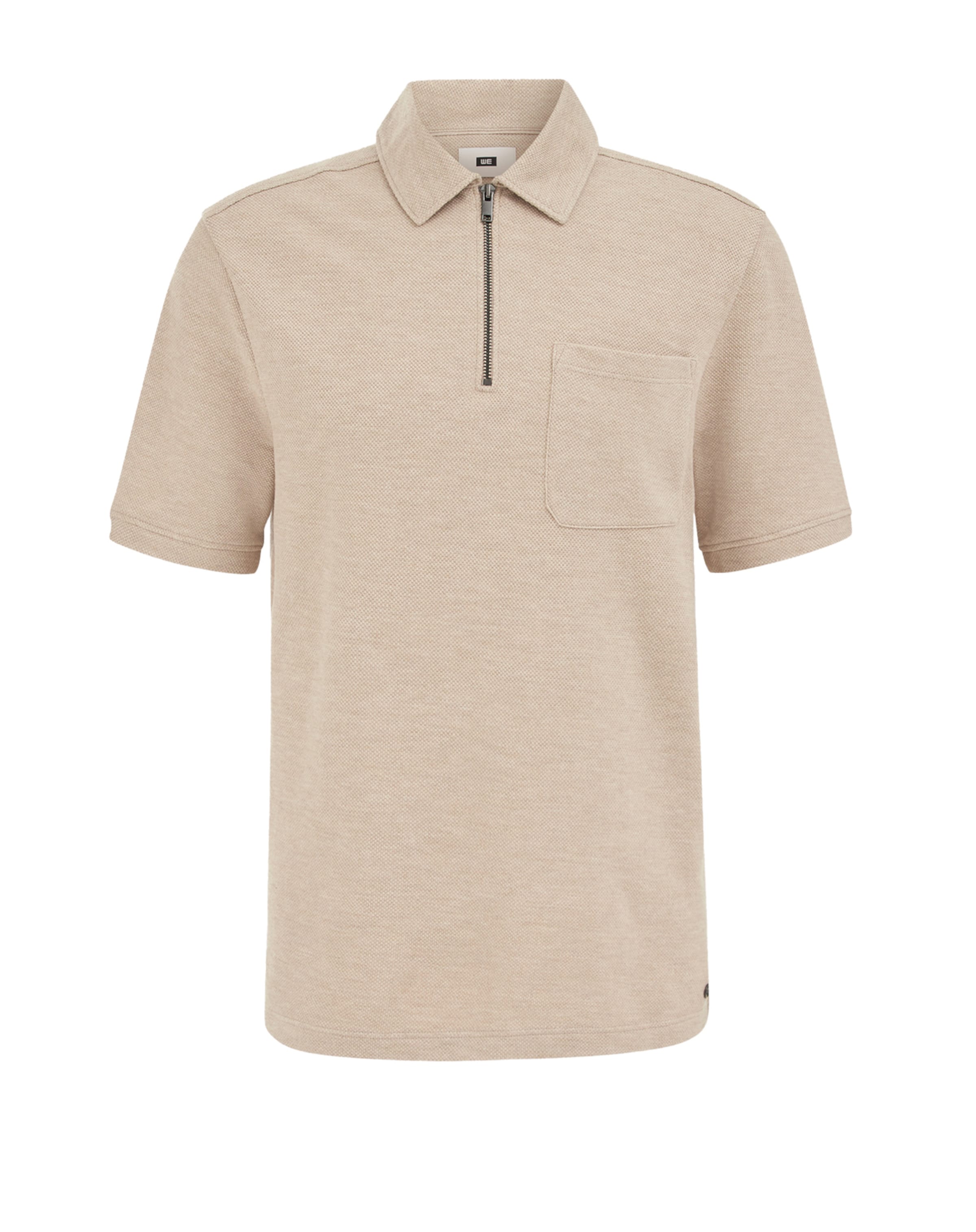 T-Shirt WE Fashion en beige : devant