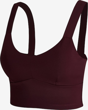 YEAZBustier Sportski grudnjak 'Real Babe' - ljubičasta boja: prednji dio