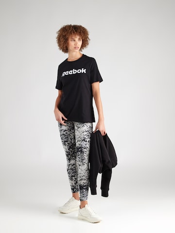 Tricou funcțional de la Reebok pe negru