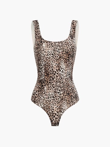 cfab (formerly creamy fabrics) Shapingbody 'Low Back - Body' i brun: framsida