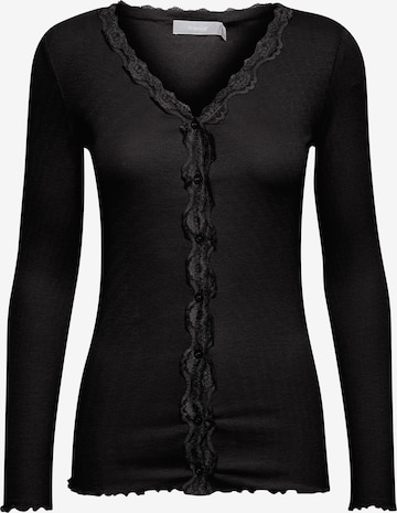 Fransa Knit Cardigan in Black: front