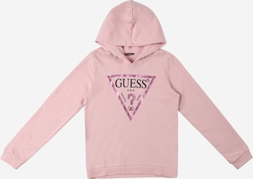 GUESS Mikina – pink: přední strana