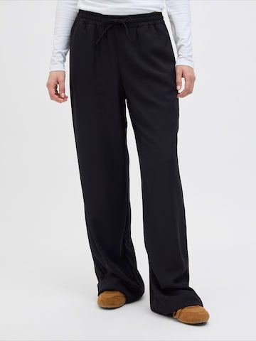 Wide leg Pantaloni 'JXSKY LIA' de la JJXX pe negru: față