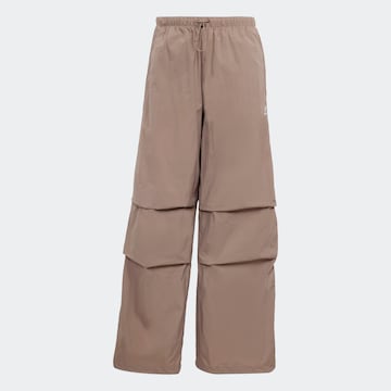 ADIDAS ORIGINALS Wide leg Pants in Brown: front