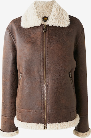 Lee Jacke in Braun: Vorderseite