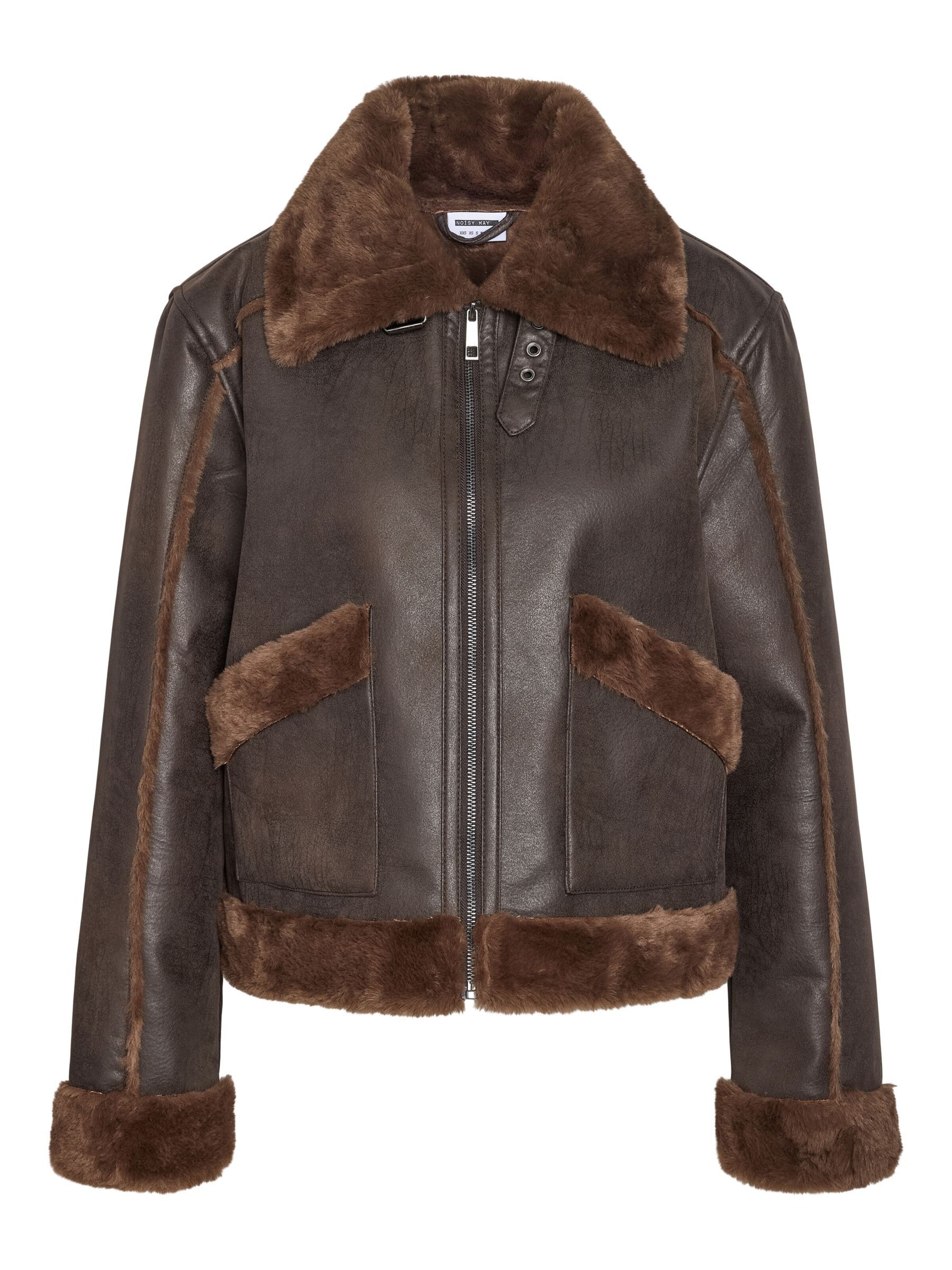 Noisy may Between-season jacket 'MELLA' in M in Brown, Item view