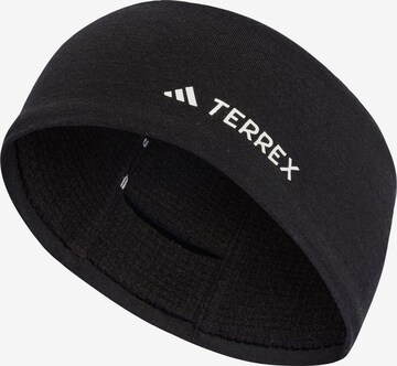 ADIDAS TERREX Sporthoofdband 'TRX' in Zwart: voorkant