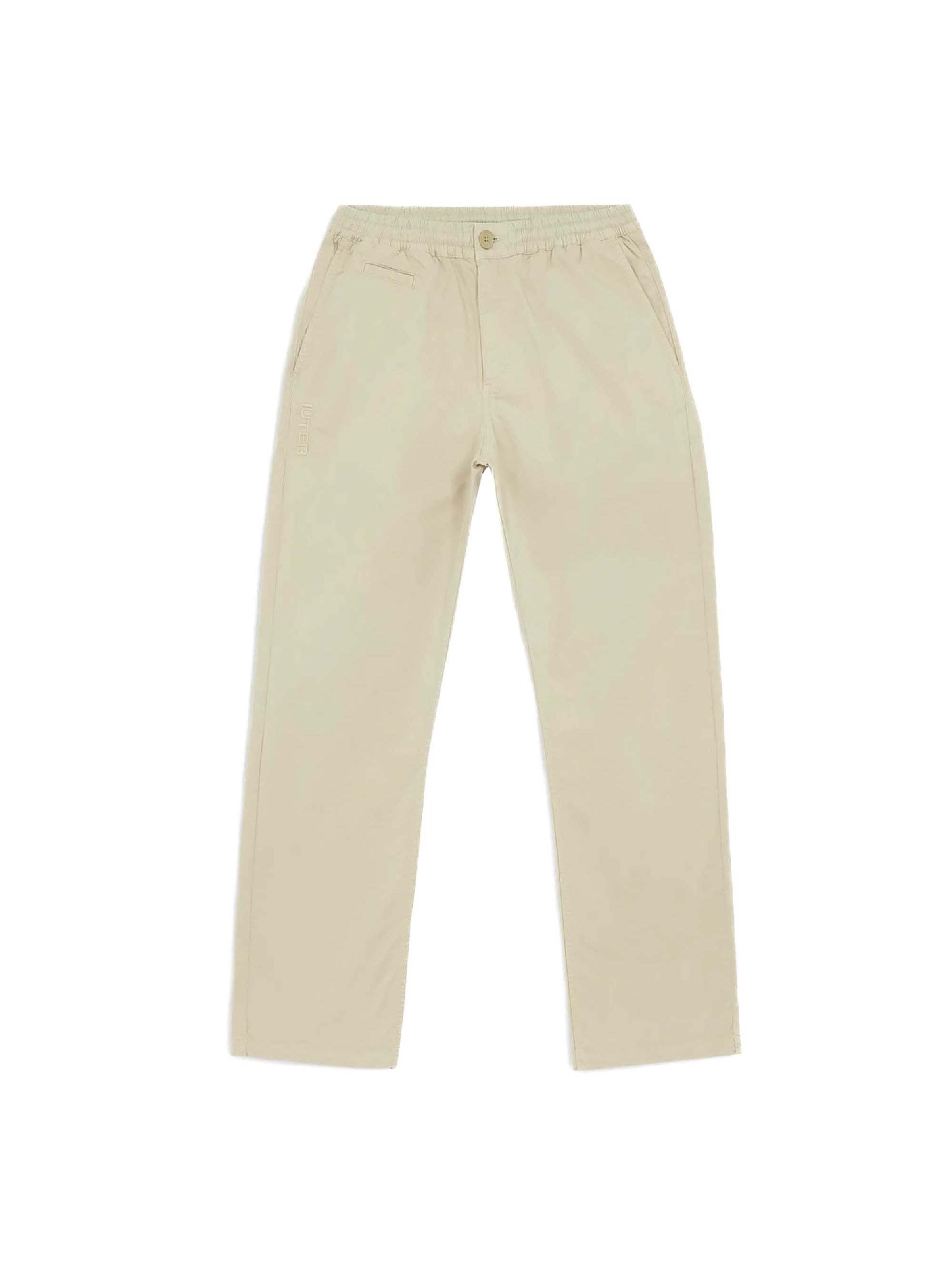IUTER Regular Broek 'Citizen' in Beige: voorkant