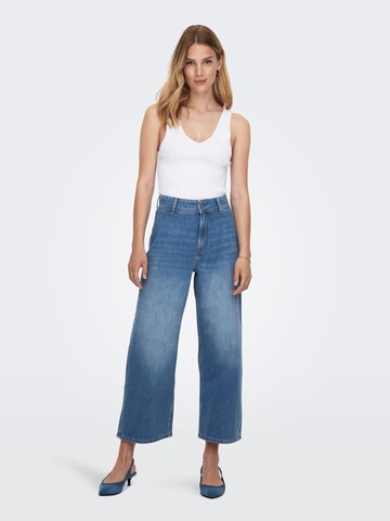 Wide leg Jeans 'SYLVIE' de la ONLY pe albastru