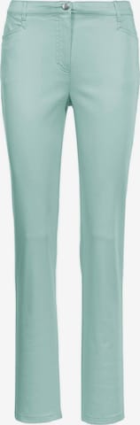 Goldner Trousers 'Carla' in Green: front