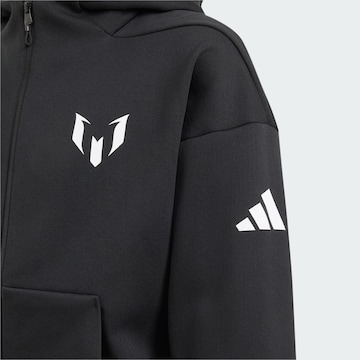 ADIDAS PERFORMANCE - Sudadera con cremallera deportiva 'Messi ZNE' en negro