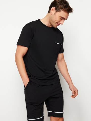 Trendyol Pyjama kurz in Schwarz