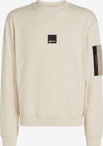 KARL LAGERFELD JEANS - Sudadera en blanco: frente