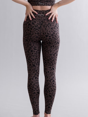 Skinny Leggings 'Maternity' di Hey Honey in marrone