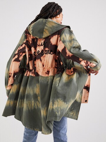 Desigual Between-Seasons Parka in Green