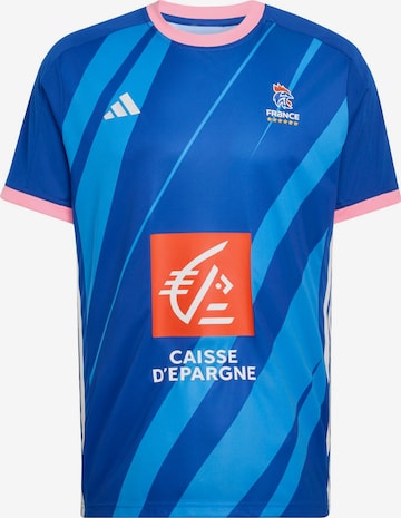 ADIDAS PERFORMANCE - Camisola de futebol 'FFHB' em azul: frente