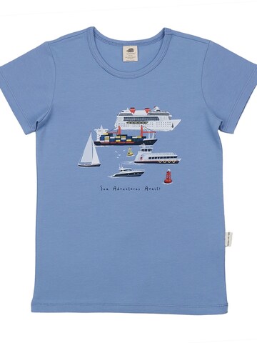 Walkiddy Shirt 'Walkiddy - Marine Adventures T-Shirt' in Blue: front