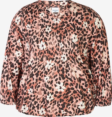 Zhenzi Blouse 'Sylva 1433' in Oranje: voorkant