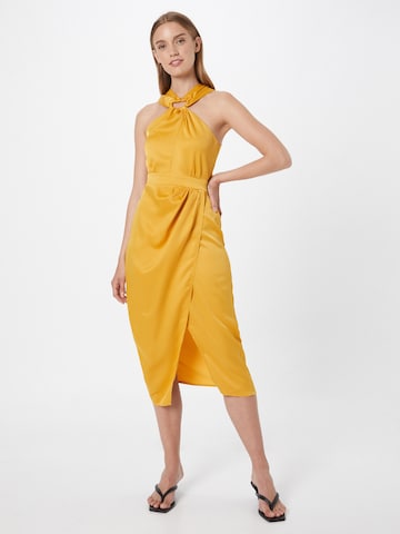 Little Mistress Dress in Yellow: front