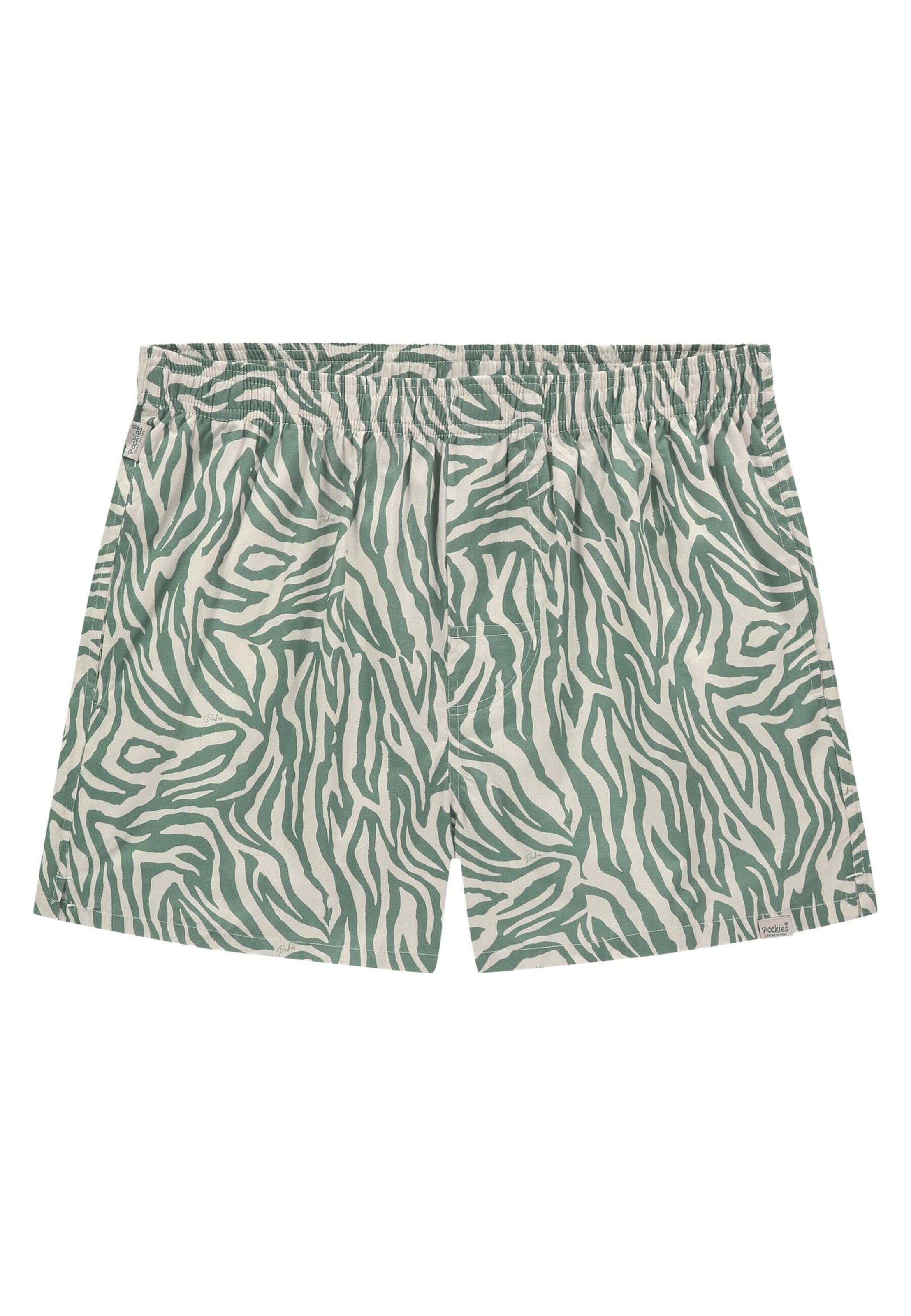 Pockies Boxershorts in Groen: voorkant