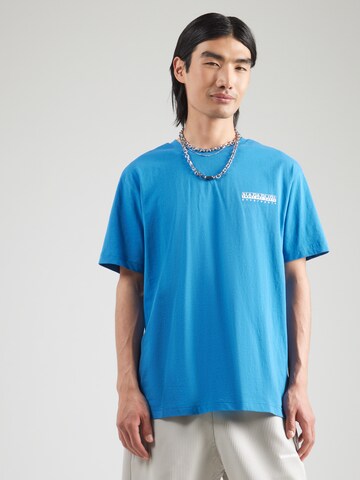 NAPAPIJRI T-Shirt 'S-LINTH' in Blau: Vorderseite