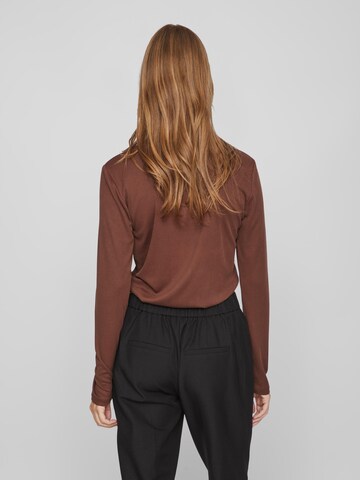 VILA Shirt in Brown