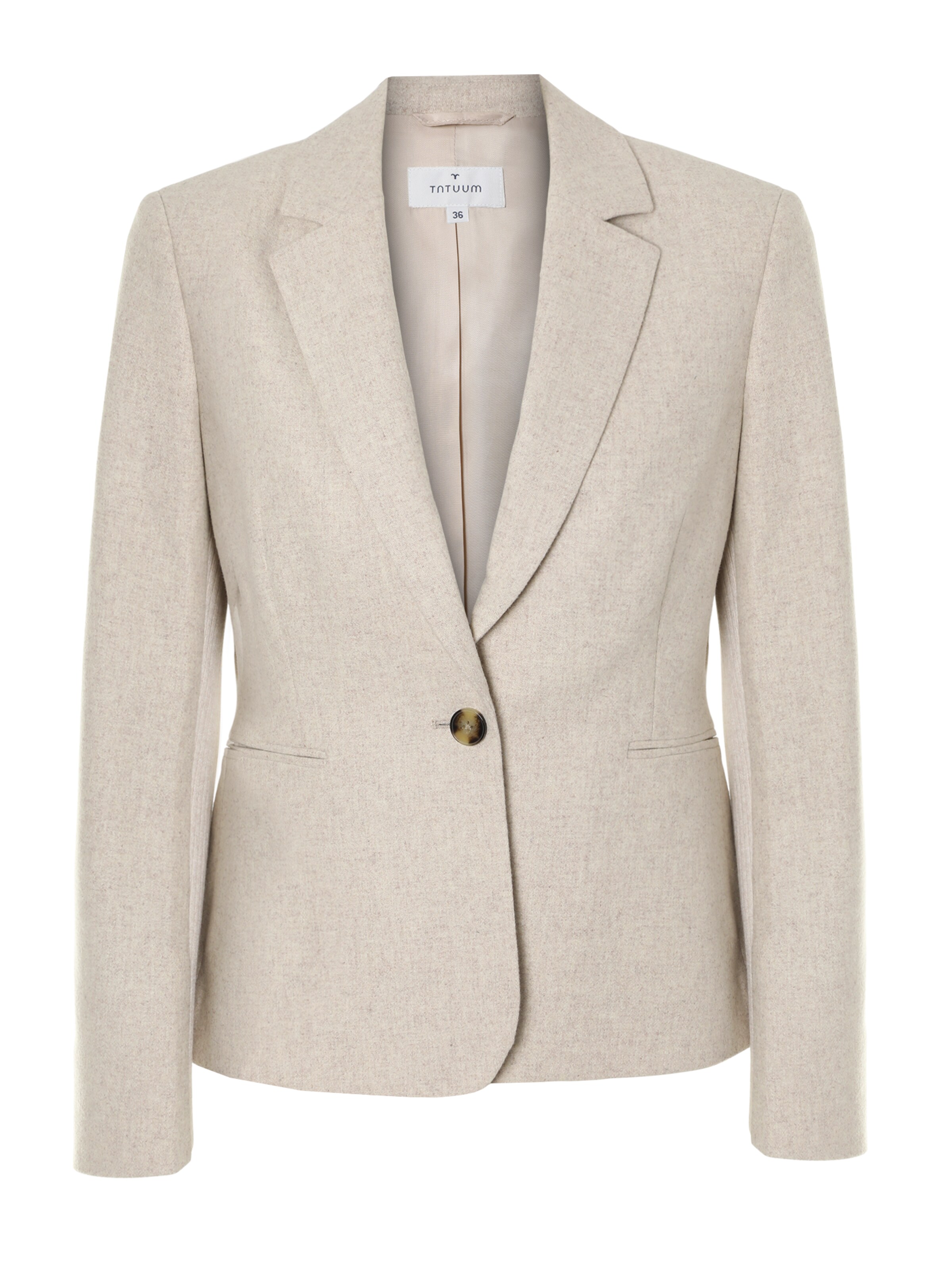 Blazer 'Suzika' di TATUUM in beige: frontale