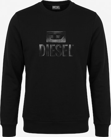 Pullover 'S-GIR TONE ON TONE' di DIESEL in nero: frontale